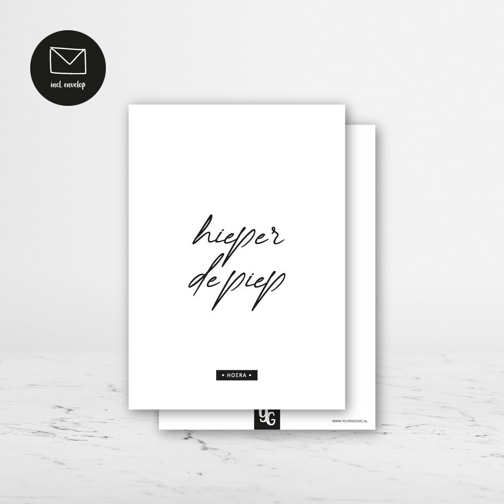 Hieperdepiep | Kaart (A6)