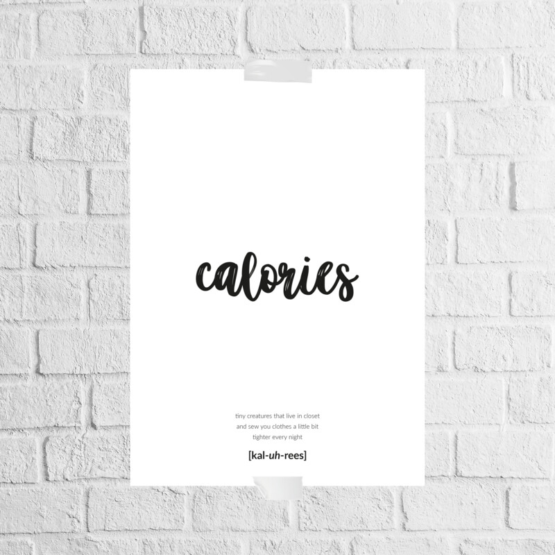 Calories | Poster (A3)