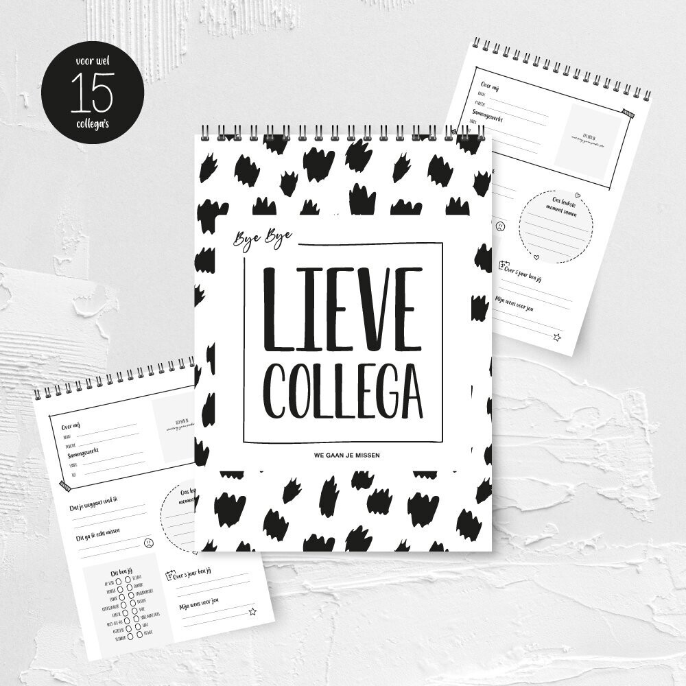 Bye Lieve Collega | Invulboek (A5)