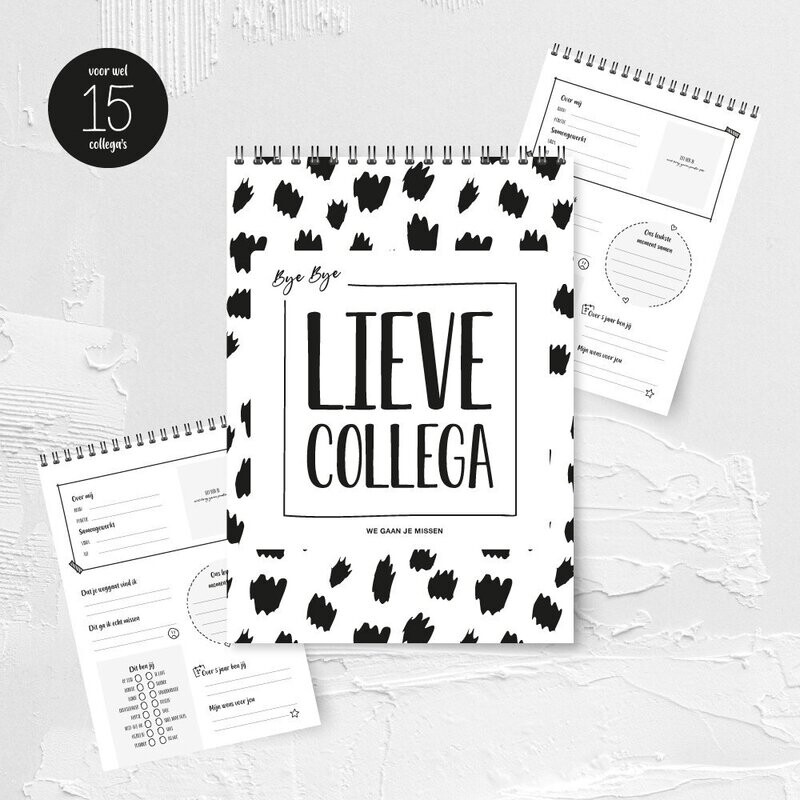 Bye Lieve Collega | Invulboek (A5)