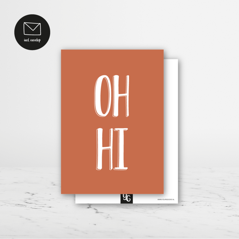 Oh Hi | Kaart (A6)