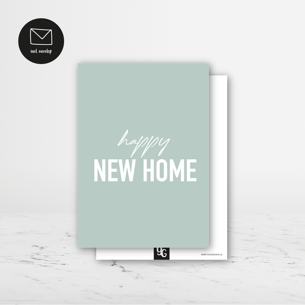 Happy new home | Kaart (A6)
