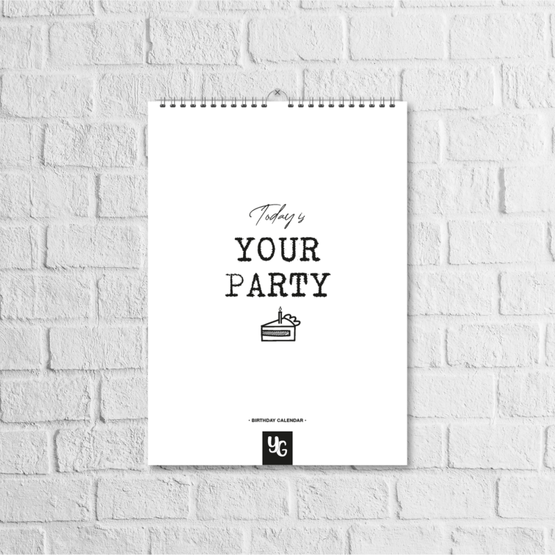 Your Party | Verjaardagskalender  (A4)