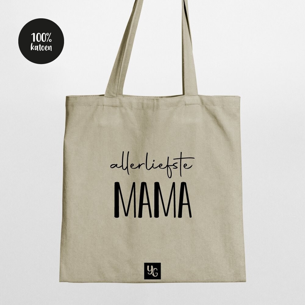 Allerliefste mama | Tas Ecru