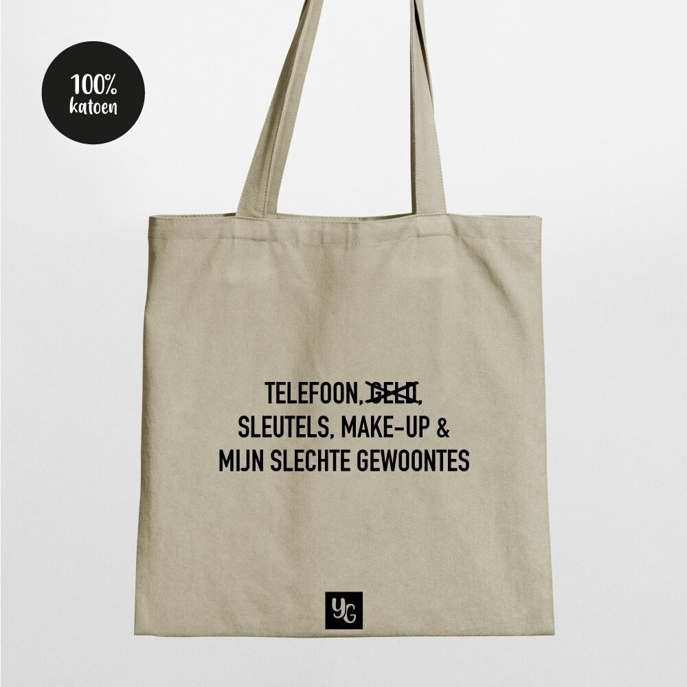 Mijn slechte gewoontes | Tas Ecru