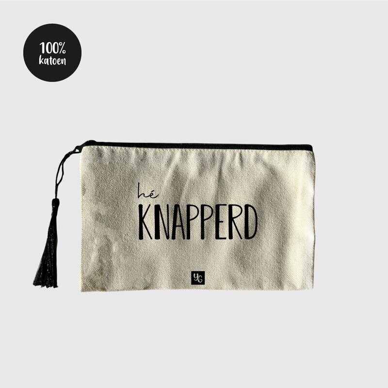 Hé knapperd | Etui Ecru