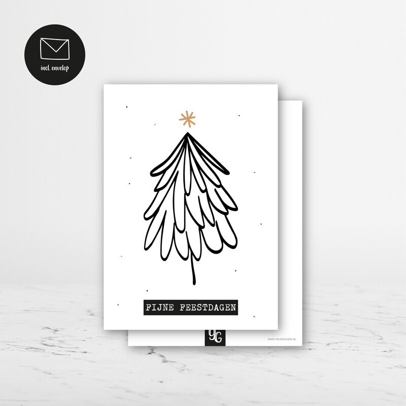 Fijne Feestdagen | Kaart (A6)
