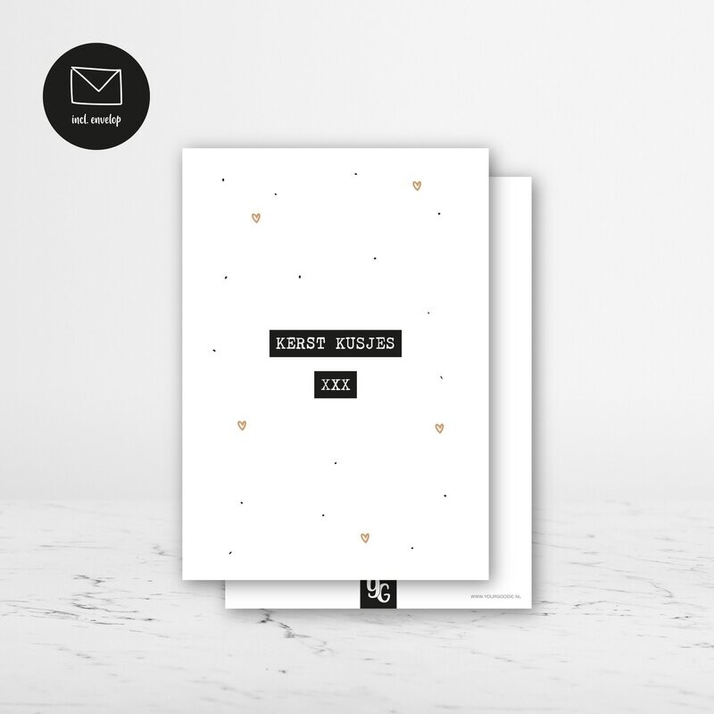 Kerst Kusjes | Kaart (A6)