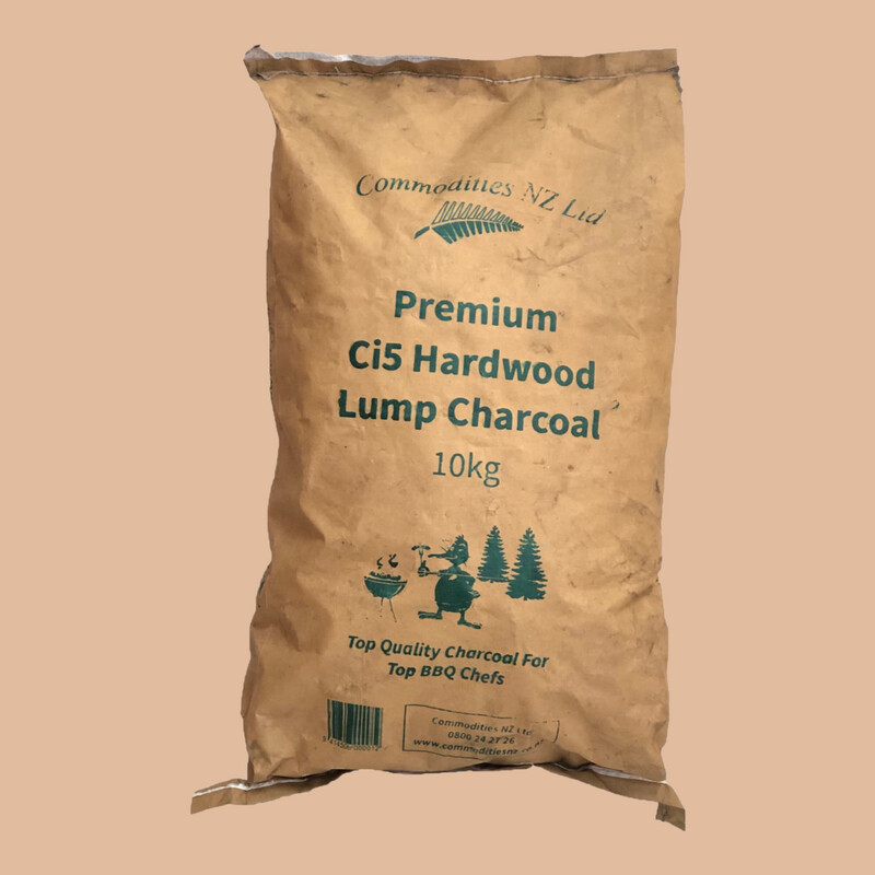 Commodities NZ Premium Hardwood Lump (Ci-5) Charcoal 10kg