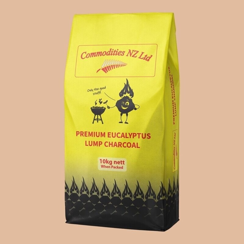 Commodities NZ Premium Eucalyptus Lump Charcoal 10kg