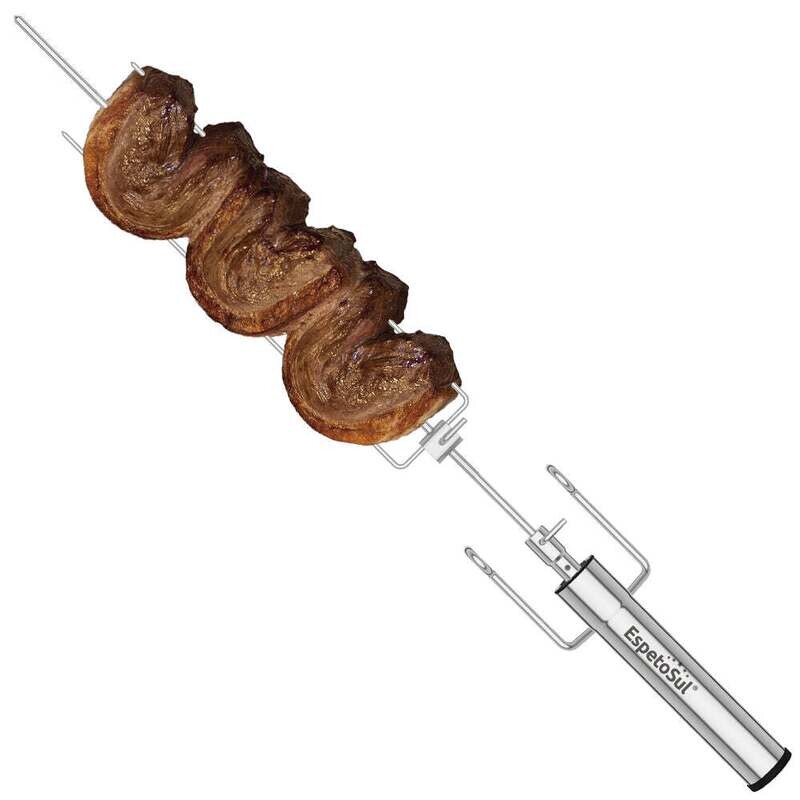 EspetoSul NZ Single Premium Powered BBQ 62cm Rotisserie Kit