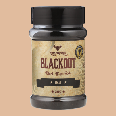 Rum and Que Blackout 220g Shaker