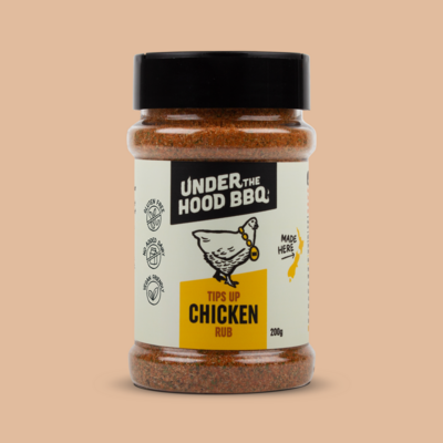Under The Hood BBQ Tips Up Chicken Rub 200g