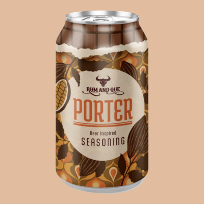 Rum and Que Porter 200g Can