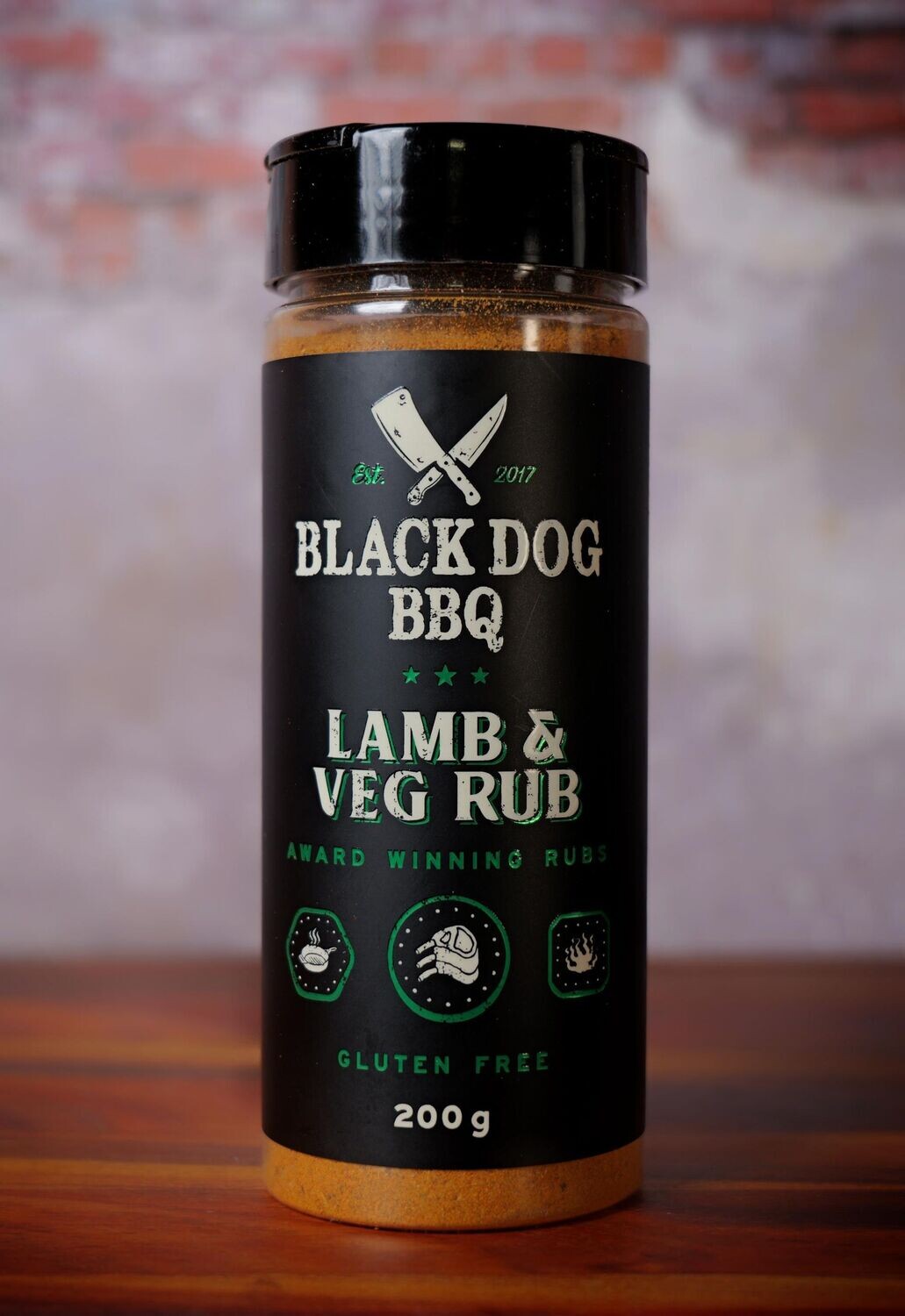 Black Dog BBQ Lamb & Vegetable Rub 200g Shaker