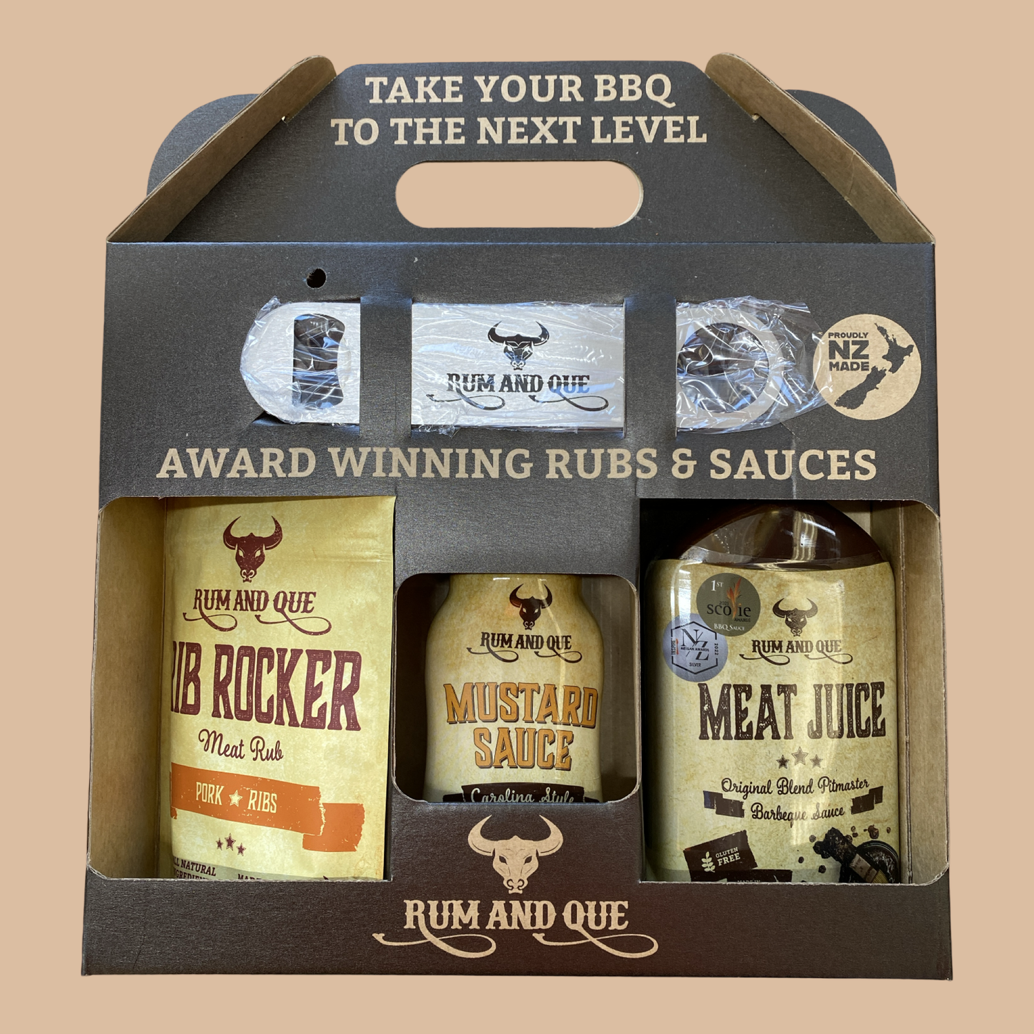 Rum and Que Rib Kit Gift Box