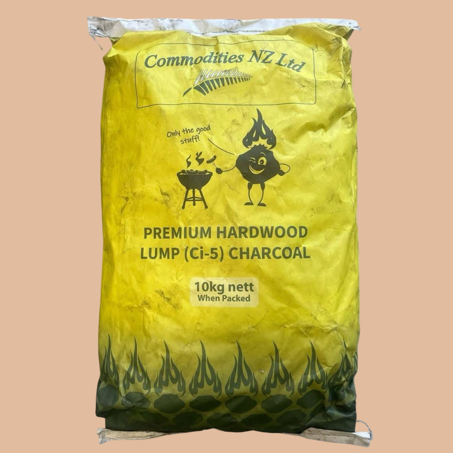 Premium Hardwood Lump (Ci-5) Charcoal 10kg - 100% NATURAL