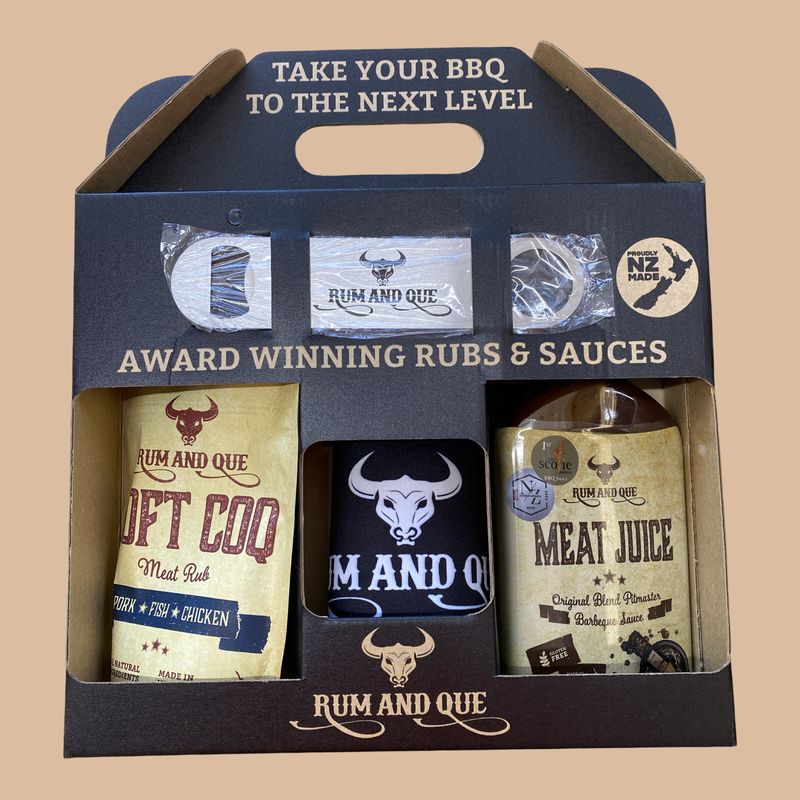 Rum and Que Wing Kit Gift Box