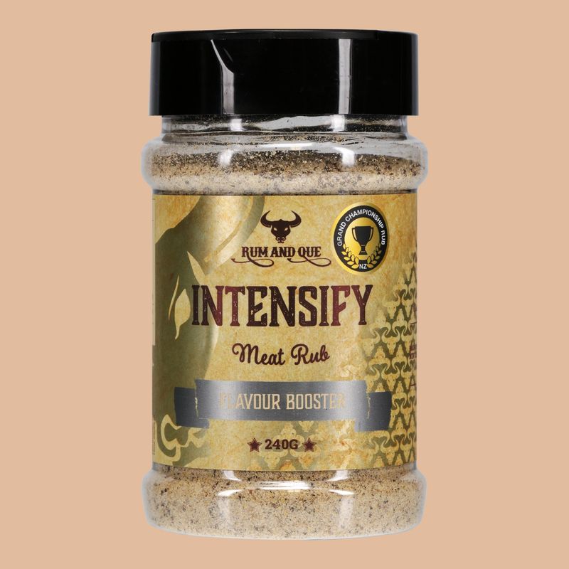Rum and Que Intensify 240g Shaker