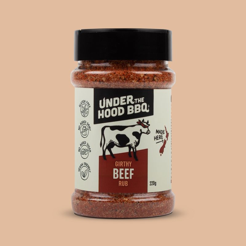 Under The Hood BBQ Girthy Beef Rub 220g
