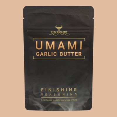 Rum and Que Umami Garlic Butter 100g Pouch Rum and Que Umami Garlic Butter 100g Pouch