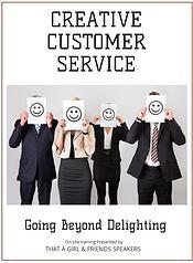CREATIVE CUSTOMER SERVICE (at-your-service webinar)