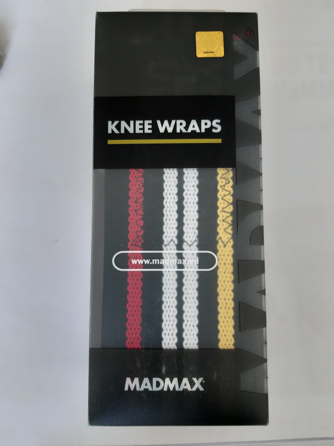 Kniebandage | Knee Wraps Black/Red/Yellow - Paar