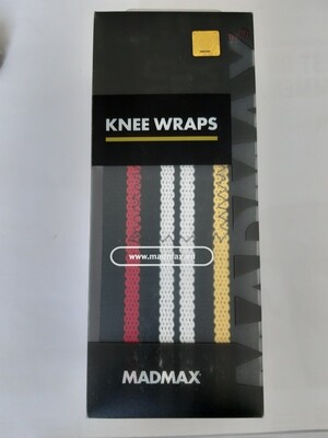 Kniebandage | Knee Wraps Black/Red/Yellow - Paar