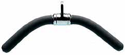 Halbrunder Trizepsgriff, Gummigriff (half round triceps bar, rub. covers)