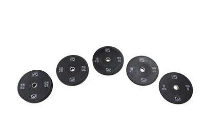Olympic Bumper Plates für 50mm Hantelstangen schwarz ø 45cm