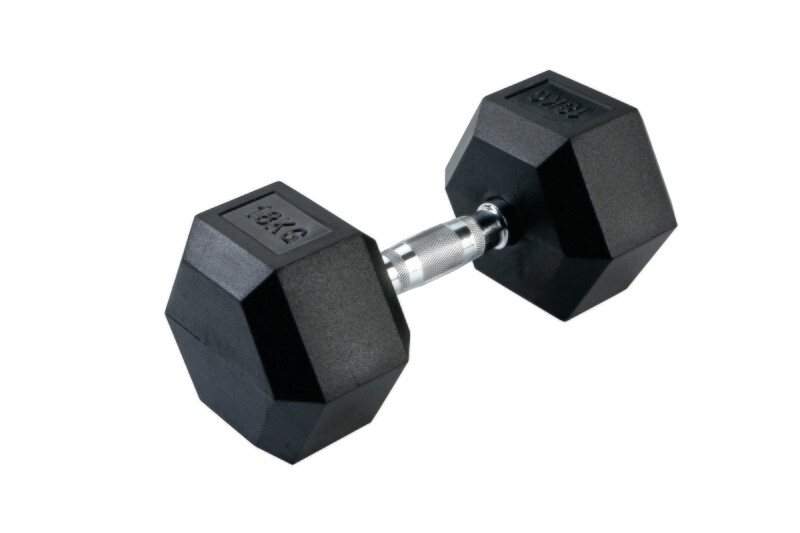 Hexagonhantel (Profi) gummiert von 2,5 kg - 30 kg ( 2,5 kg Steigerung )