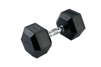 Hexagonhantel (Profi) gummiert von 2,5 kg - 30 kg ( 2,5 kg Steigerung )