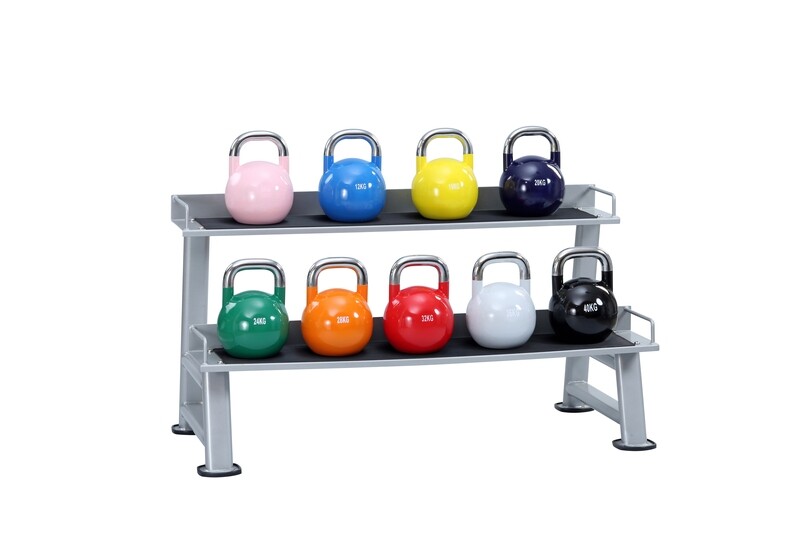 Ablage für ca. 12 Kettlebells (ohne Kettlebells)