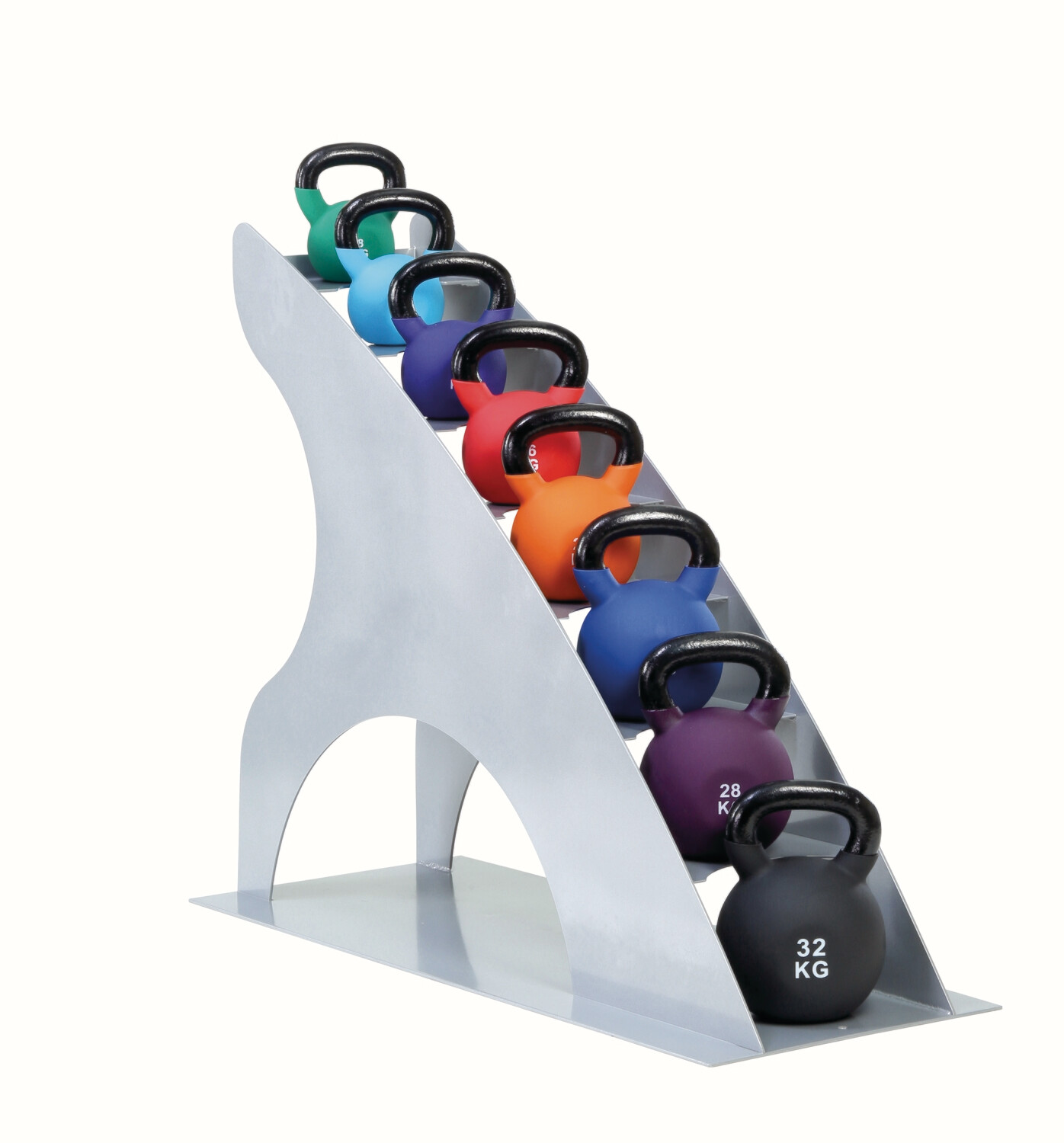 Ablage für bis zu 8 Kettlebells