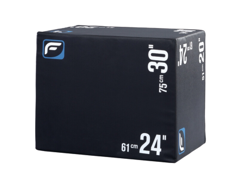 Soft-Plyobox aus Hartschaum - 3 in 1 - schwarz