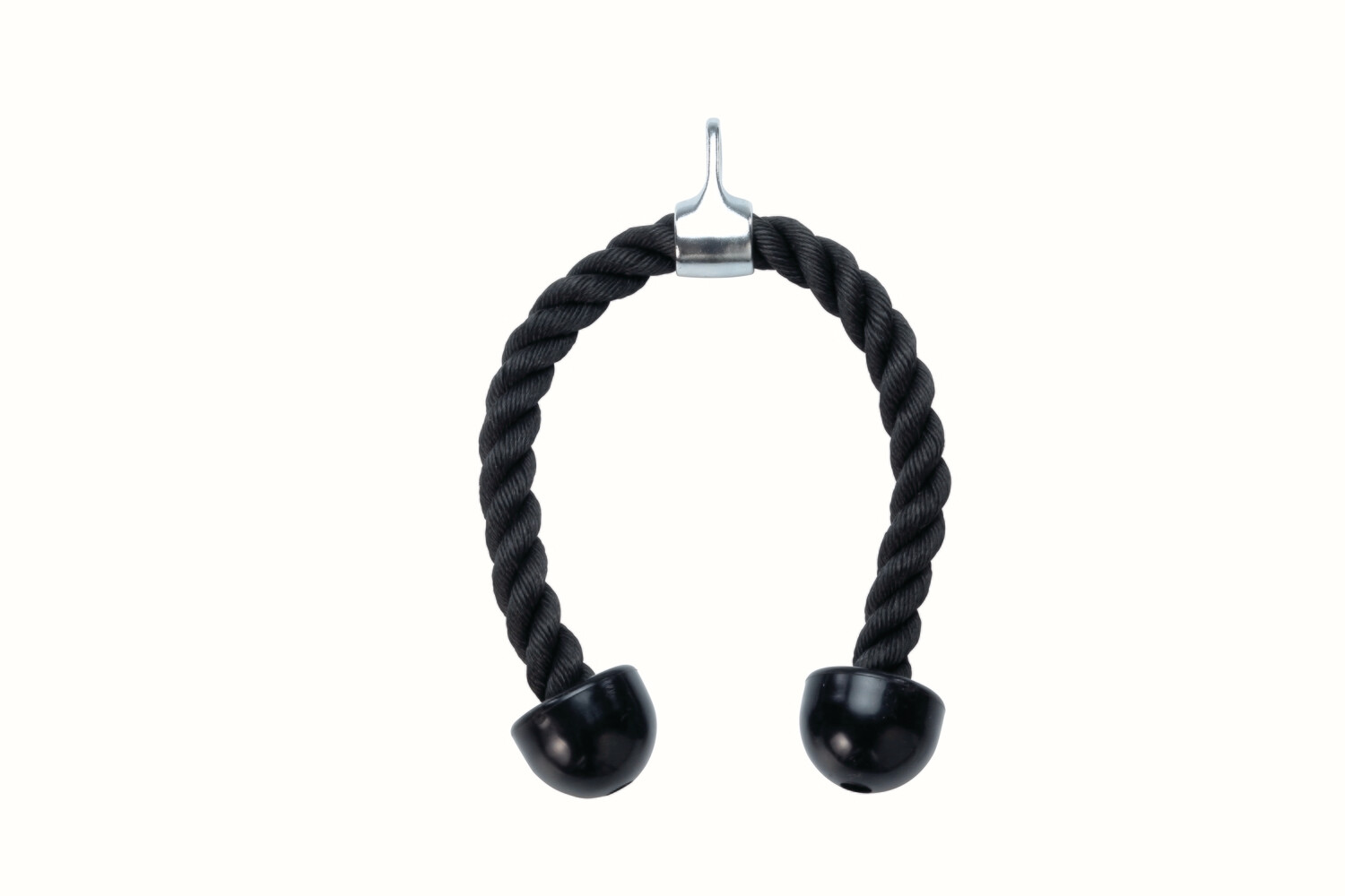 Trizeps Seil schwarz Nylon 70 cm