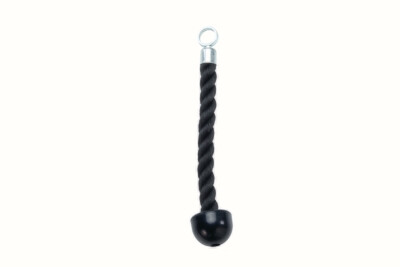Trizeps Seil schwarz Nylon 36 cm