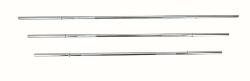 Langhantelstange Chrom 200 cm f. Scheiben 30mm inkl. Federsteller