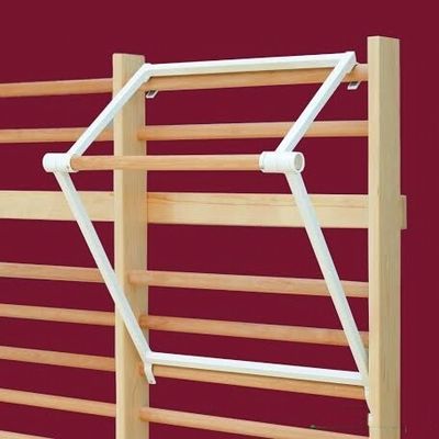 Klimmzugbügel für Sprossenwand - Stahl/Buchenholz klappbar