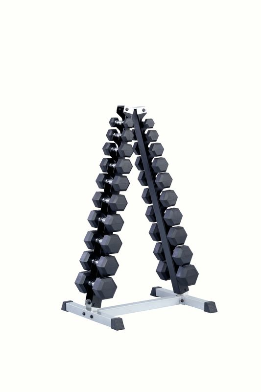 Hexagonhantelsatz 1 kg- 10 kg (1kg - Steigerung) inkl. Ablage