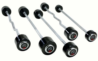 Polyurethan Langhanteln von 10 kg - 55 kg (Steigerung 5 kg)