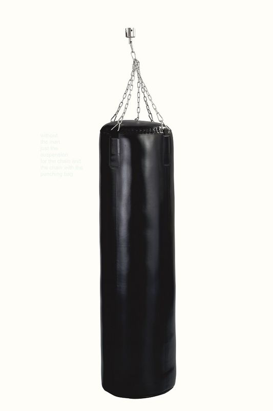 Boxsack schwarz gefüllt - 150 cm x 42 cm x 42 cm - 65kg