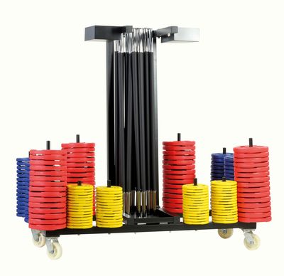 Ablage für 30 Power-Sets - fahrbar