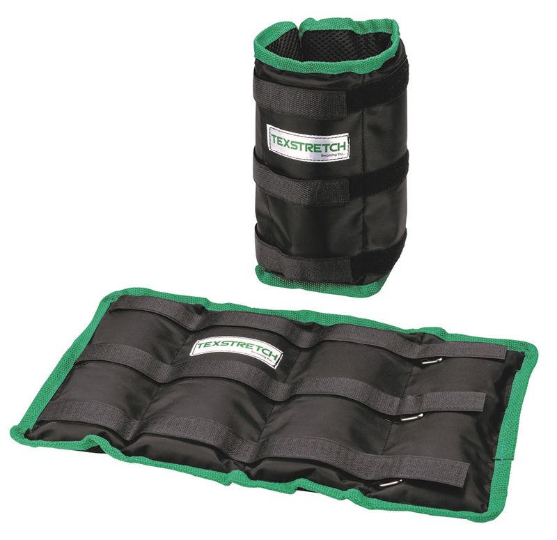 Gewichtsmanschette 2 x 2 kg  ( Paar )  - grün/schwarz