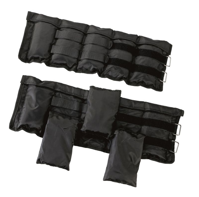 Gewichtsmanschetten ( Paar ) m. herausnehmb. Innensäcken -  schwarz