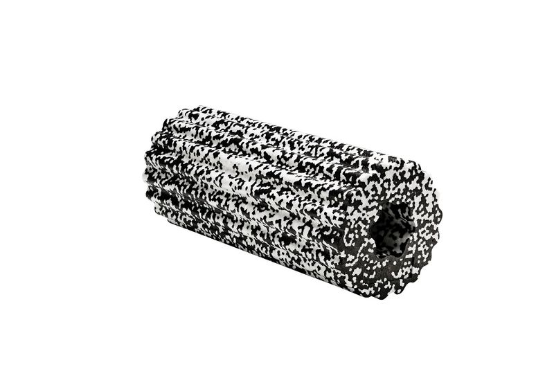 Faszien- u. Massagerolle  33 cm - schwarz/weiß