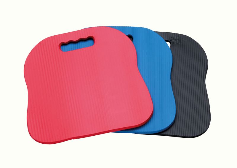 Yoga Knie- und Sitzkissen - rot / blau / schwarz