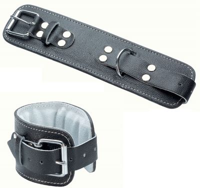 Fußschlaufe Leder verstellbar (Stück)