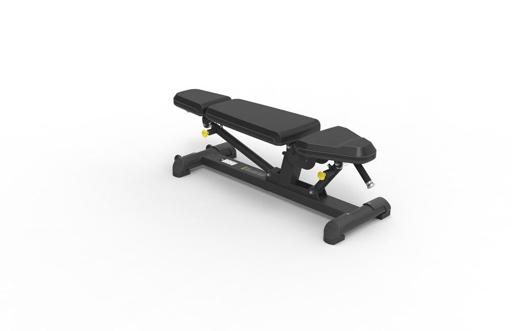 doppelt verstellbare Bank - graphitgrau