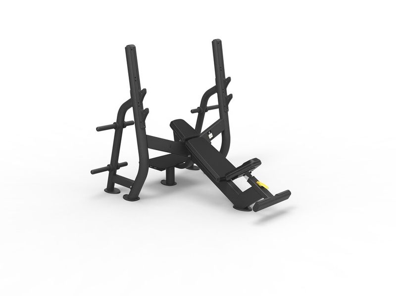 Schräg - Drückerbank - graphitgrau